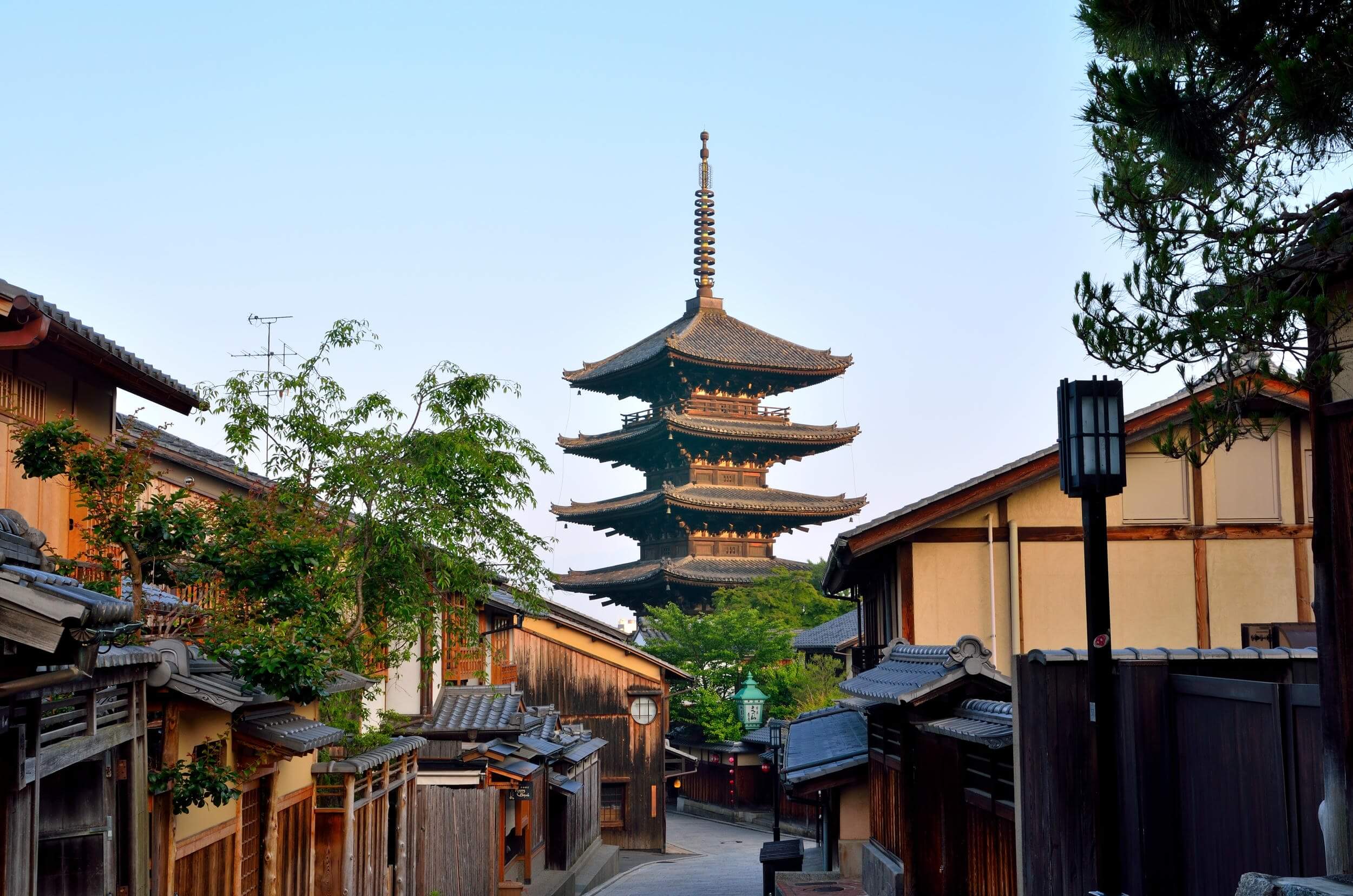 京都の五重塔